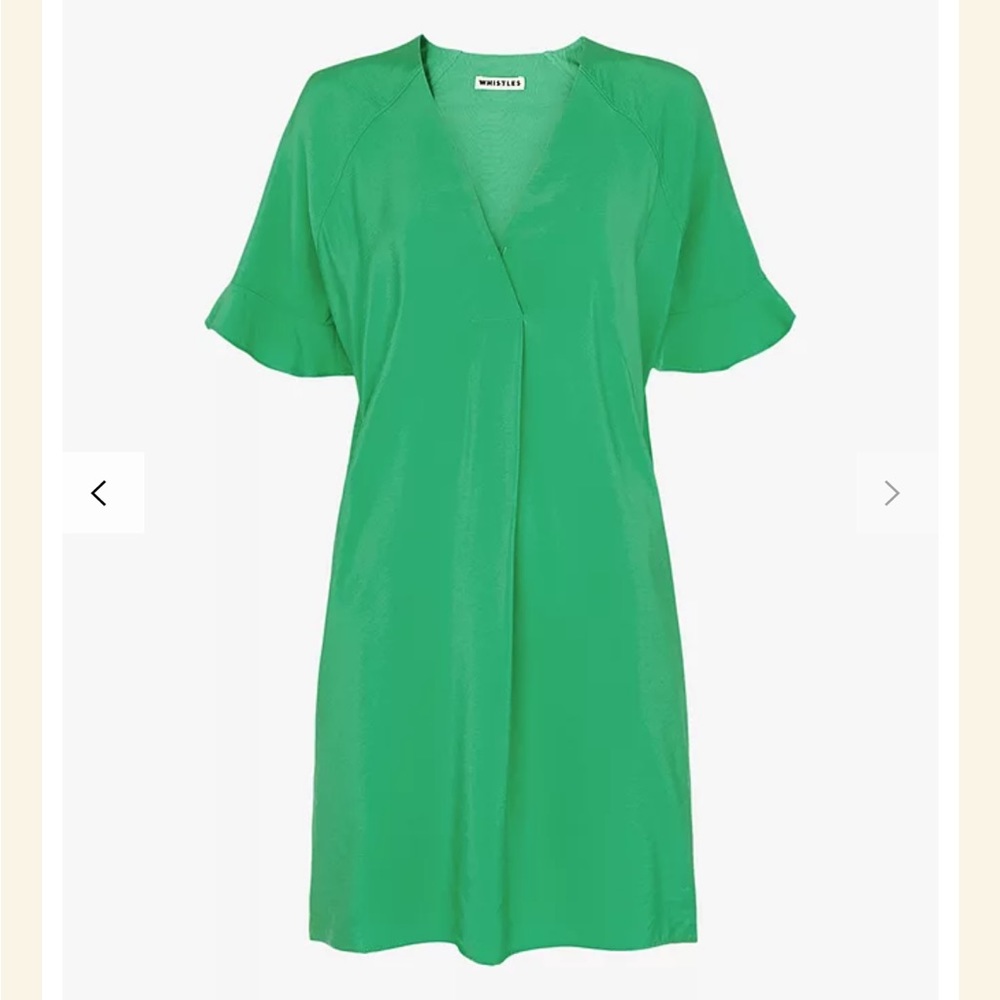Whistles shift dress Kelly green L